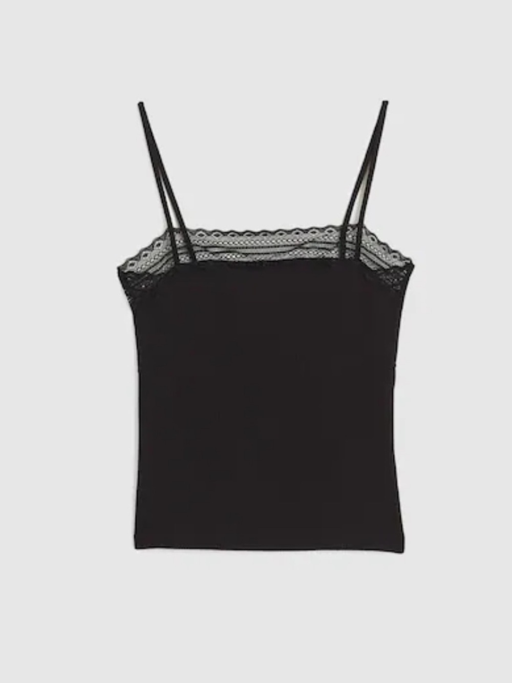 Madewell Lace-Trim Square-Neck Tank